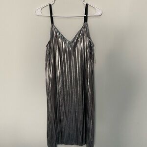 NWT Design Labs metallic shift dress